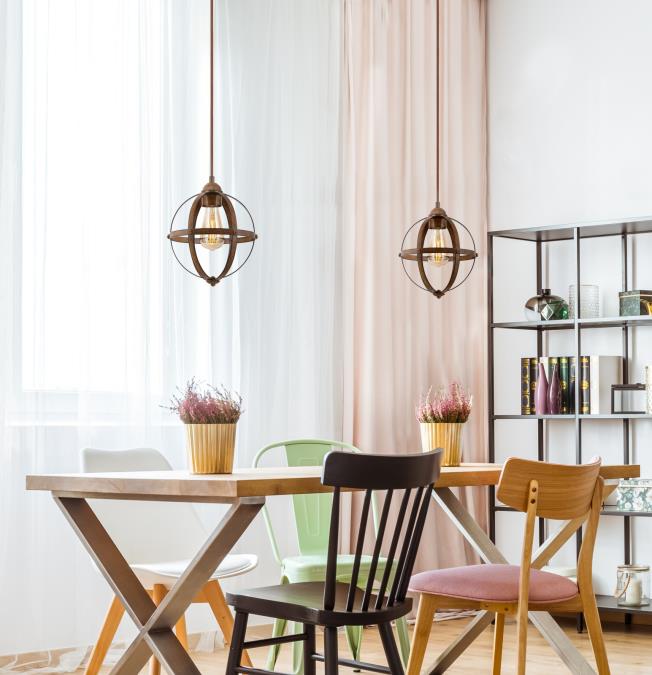 Stella Mira Indoor Mini Pendant: Barnwood Finish