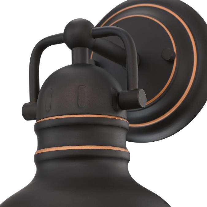 Boswell One-Light Indoor Wall Fixture Oil-Rubbed Bronze Finish