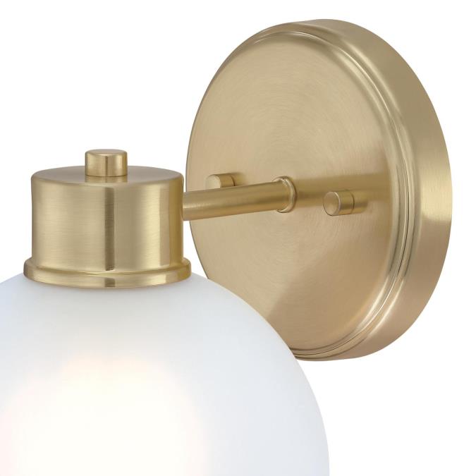 Dorney One-Light Wall Fixture: Champagne Brass Finish