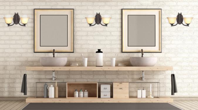 Kings Canyon Two-Light Indoor Wall Fixture: Oil Rubbed Bronze Finish