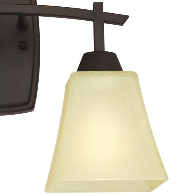 Midori Two-Light Indoor Wall Fixture: Oil Rubbed Bronze Finish