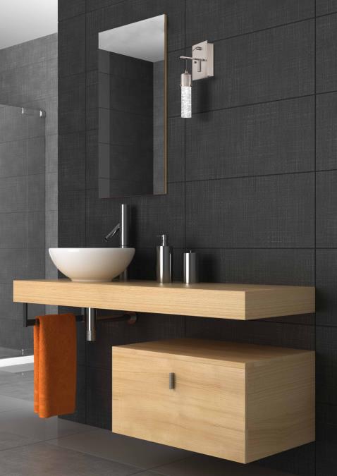 Cava One-Light, 9-Watt LED Indoor Wall Fixture: Brushed Nickel Finish with Bubble Glass