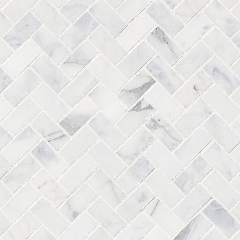 Calacatta Cressa Herringbone Tile