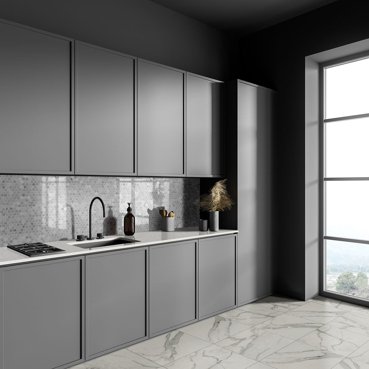 Calacatta Isla Porcelain Tile