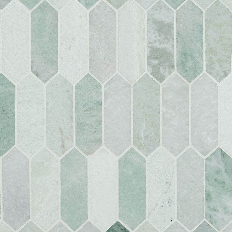 Icelandic Green Picket Tile