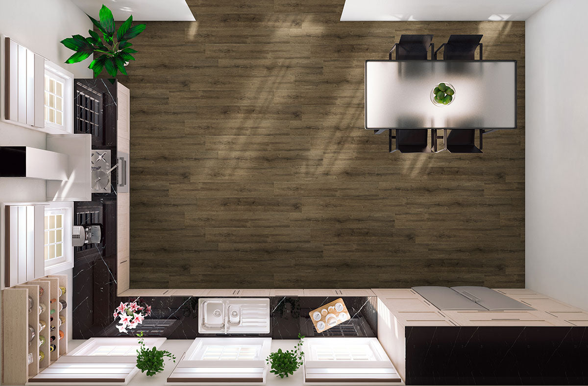 Cyrus Walnut Waves Luxury Vinyl Plank