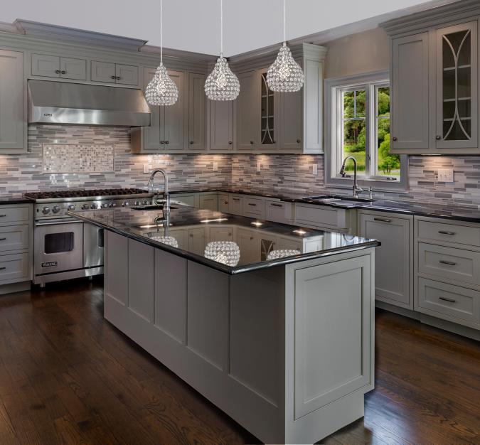 Indoor Mini Pendant: Brushed Nickel Finish with Crystal Jewel Shade