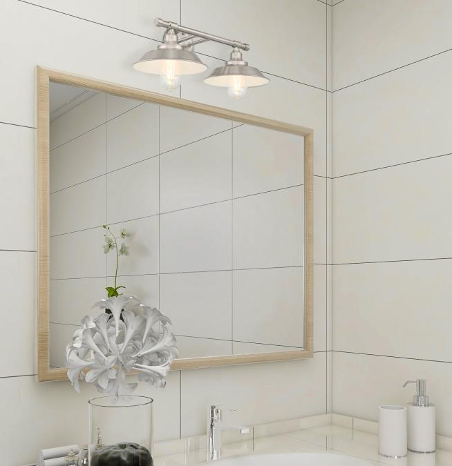 Iron Hill Two-Light Indoor Wall Fixture