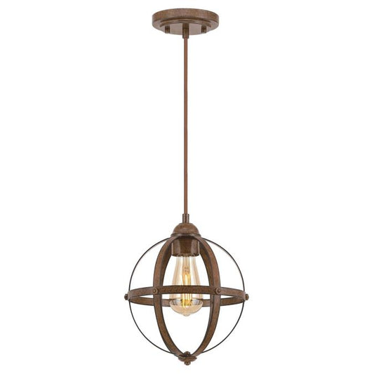 Stella Mira Indoor Mini Pendant: Barnwood Finish