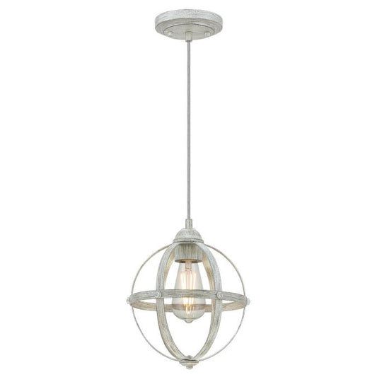 Stella Mira Indoor Mini Pendant: Antique Ash Finish