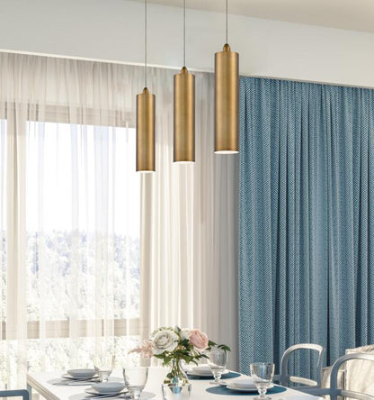 Rayman LED Indoor Mini Pendant: Brushed Brass Finish