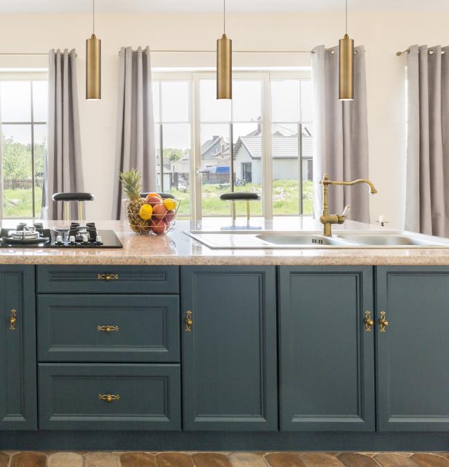 Rayman LED Indoor Mini Pendant: Brushed Brass Finish