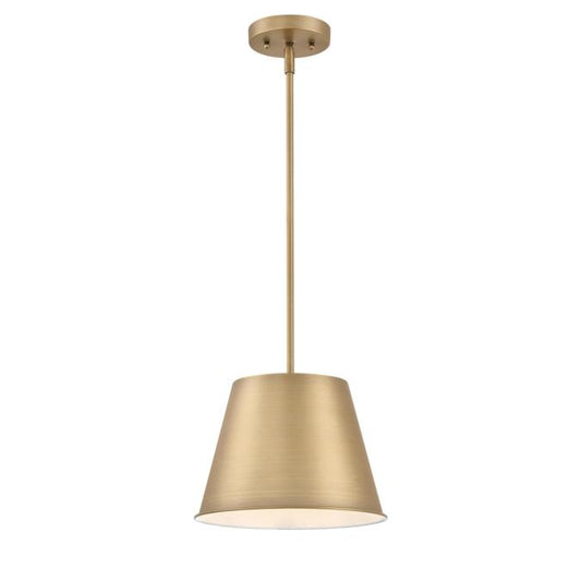 Derose Indoor Pendant: Brushed Brass Finish