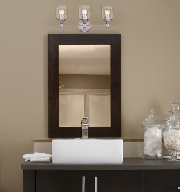 Basset Three-Light Indoor Wall Fixture