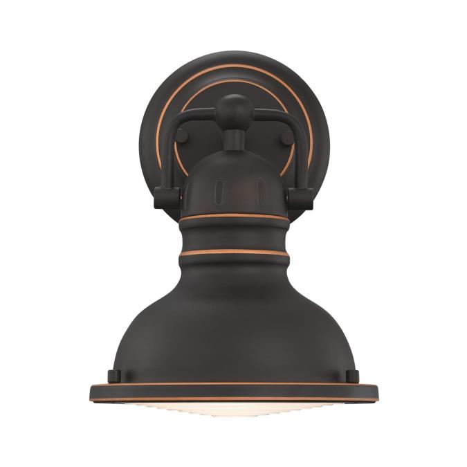 Boswell One-Light Indoor Wall Fixture Oil-Rubbed Bronze Finish