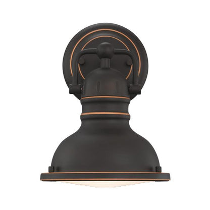 Boswell One-Light Indoor Wall Fixture Oil-Rubbed Bronze Finish