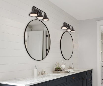 Boswell Three-Light Indoor Wall Fixture : Oil-Rubbed Bronze Finish