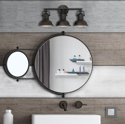 Boswell Three-Light Indoor Wall Fixture : Oil-Rubbed Bronze Finish