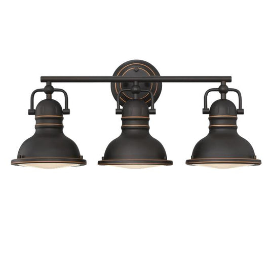 Boswell Three-Light Indoor Wall Fixture : Oil-Rubbed Bronze Finish