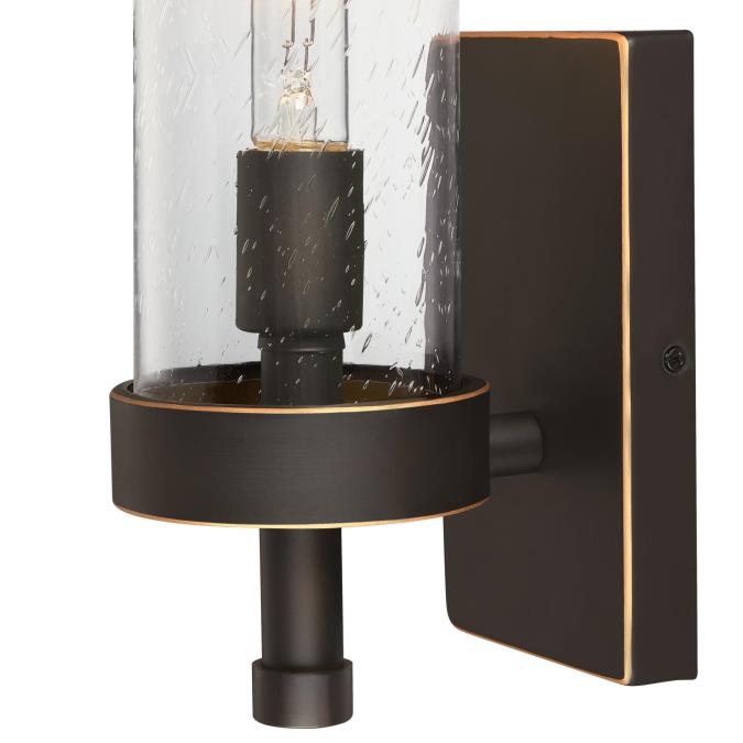 Lavina One-Light Indoor Wall Fixture: Oil-Rubbed Bronze Finish