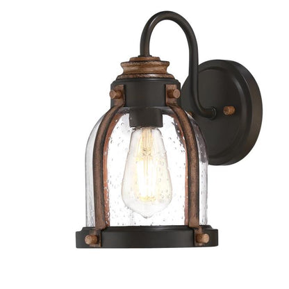 Cindy One-Light Indoor Wall Fixture: Oil-Rubbed Bronze Finish