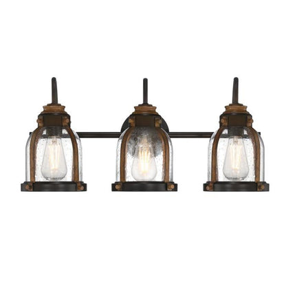 Cindy Three-Light Indoor Wall Fixture: Oil-Rubbed Bronze Finish