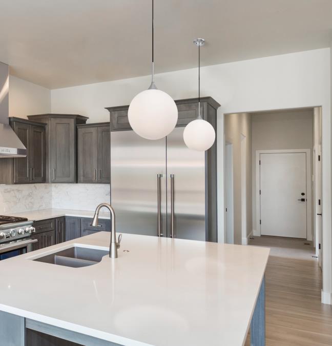 Moretti LED Indoor Pendant: Brushed Nickel Finish with Frosted Opal Glass