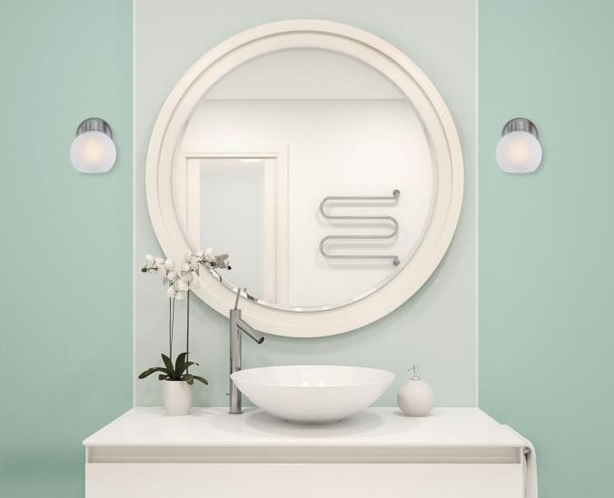 Dorney One-Light Wall Fixture: Brushed Nickel Finish