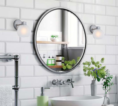 Dorney One-Light Wall Fixture: Brushed Nickel Finish