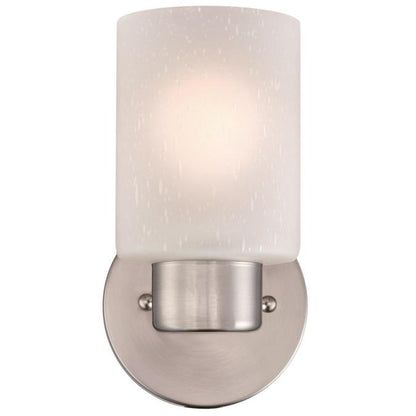 Sylvestre One-Light Indoor Wall Fixture: Brushed Nickel Finish