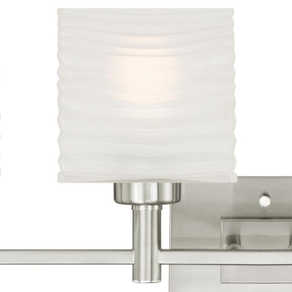 Alexander Four-Light Indoor Wall Fixture: Brushed Nickel Finish