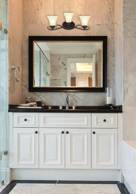 Dunmore Three-Light Indoor Wall Fixture: Oil Rubbed Bronze Finish