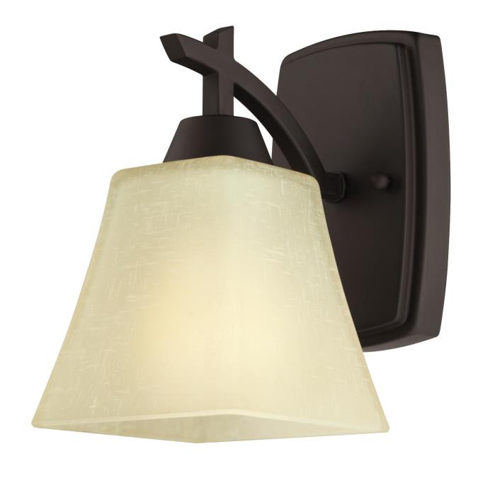 Midori One-Light Indoor Wall Fixture: Oil Rubbed Bronze Finish