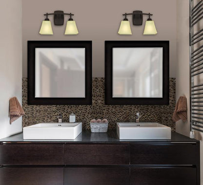 Midori Two-Light Indoor Wall Fixture: Oil Rubbed Bronze Finish