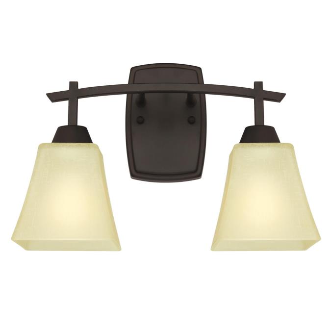Midori Two-Light Indoor Wall Fixture: Oil Rubbed Bronze Finish