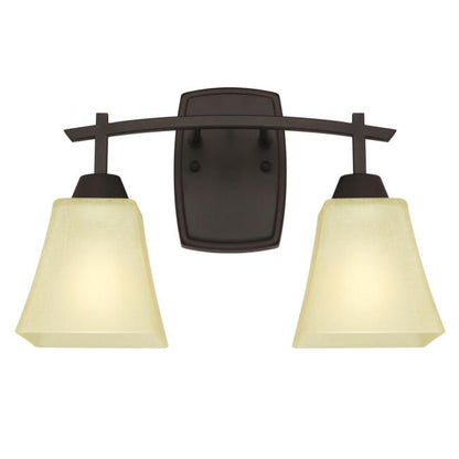 Midori Two-Light Indoor Wall Fixture: Oil Rubbed Bronze Finish