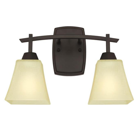 Midori Two-Light Indoor Wall Fixture: Oil Rubbed Bronze Finish