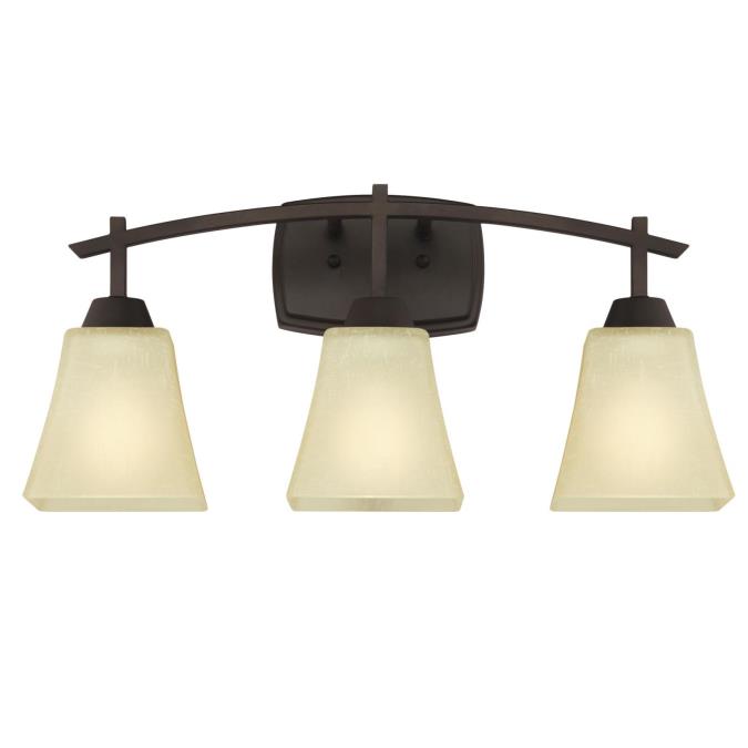 Midori Three-Light Indoor Wall Fixture: Oil Rubbed Bronze Finish
