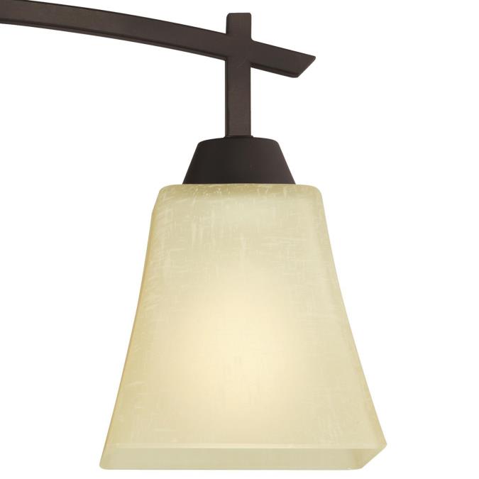 Midori Three-Light Indoor Wall Fixture: Oil Rubbed Bronze Finish