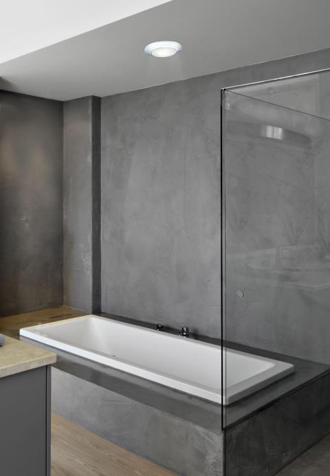 7-3/8-Inch Dimmable LED Indoor/Outdoor Surface Mount, Wet Location, ENERGY STAR: Chrome Finish with Frosted Lens, 3000K