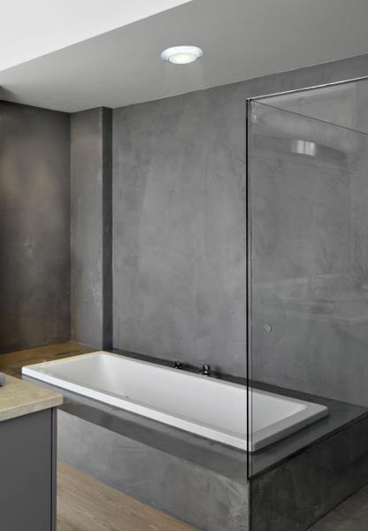 7-3/8-Inch Dimmable LED Indoor/Outdoor Surface Mount, Wet Location, ENERGY STAR: Chrome Finish with Frosted Lens, 3000K