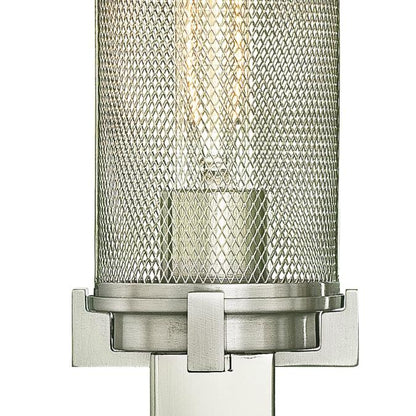 Adler Two-Light Indoor Wall Fixture: Brushed Nickel Finish