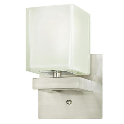 Nyle One-Light Indoor Wall Fixture: Brushed Nickel Finish