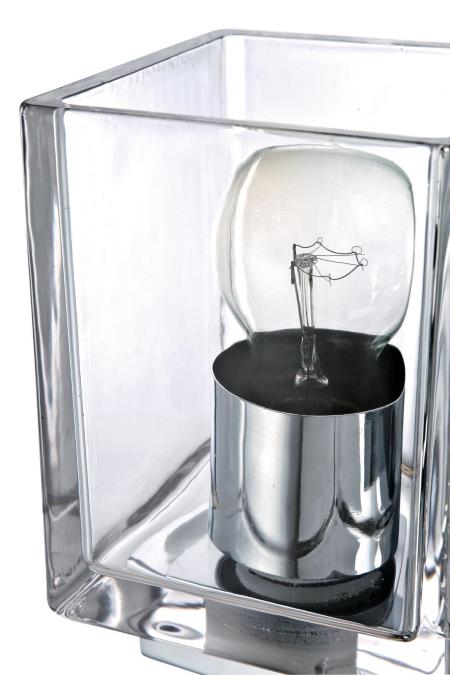 Nyle Two-Light Indoor Wall Fixture: Chrome Finish