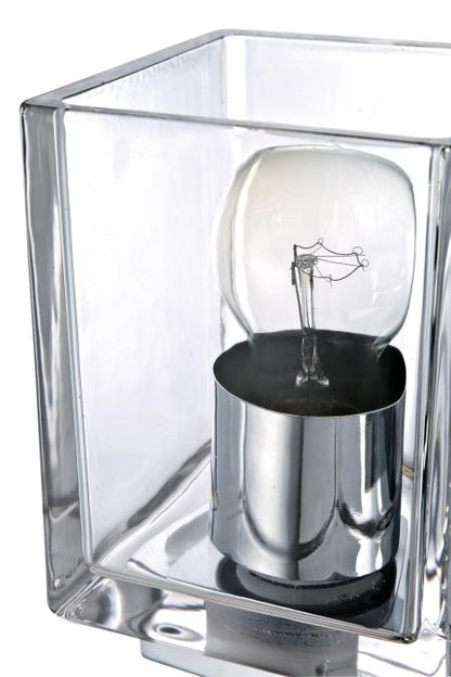 Nyle Two-Light Indoor Wall Fixture: Chrome Finish