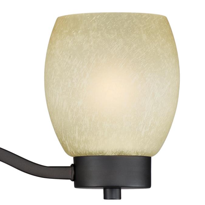 Karah Three-Light Indoor Wall Fixture: Oil Rubbed Bronze Finish