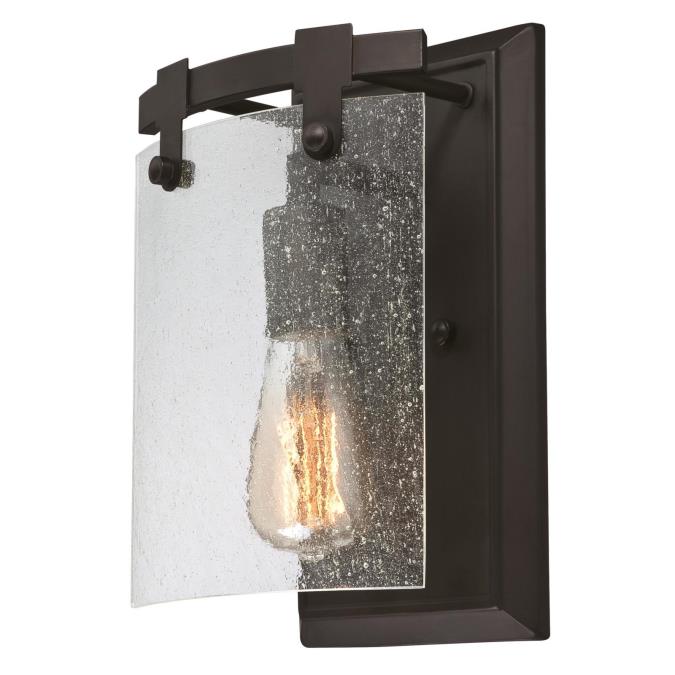 Burnell One-Light Indoor Wall Fixture: Oil Rubbed Bronze Finish