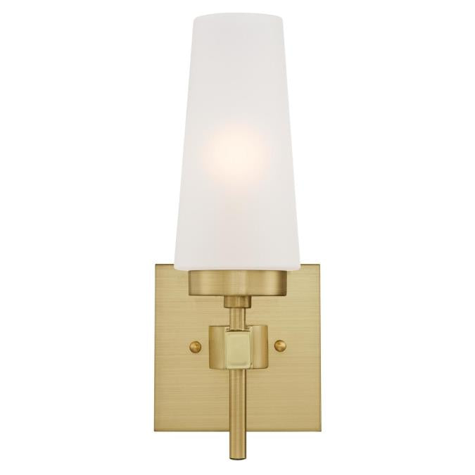 Chaddsford One-Light Indoor Wall Fixture: Champagne Brass Finish