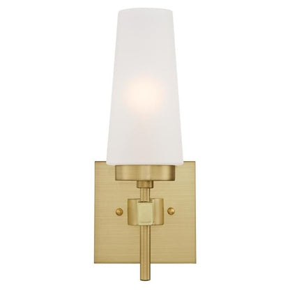 Chaddsford One-Light Indoor Wall Fixture: Champagne Brass Finish