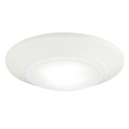 6-Inch Dimmable LED Indoor/Outdoor Surface Mount, Wet Location, ENERGY STAR: White Finish with Frosted Lens